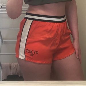 Forever 21 Orange Sports Shorts